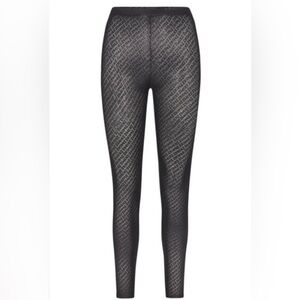 NWT SKIMS LOGO MESH FOIL LEGGING
